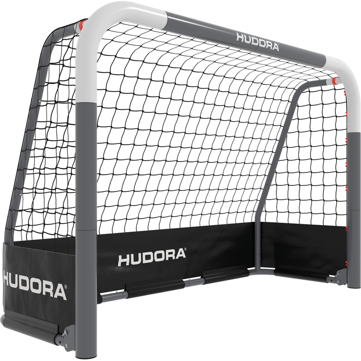 Hudora 'RoCo 180' Fußballtor mit Torwand, Stahl schwarz, 180x120 cm – Bild 2