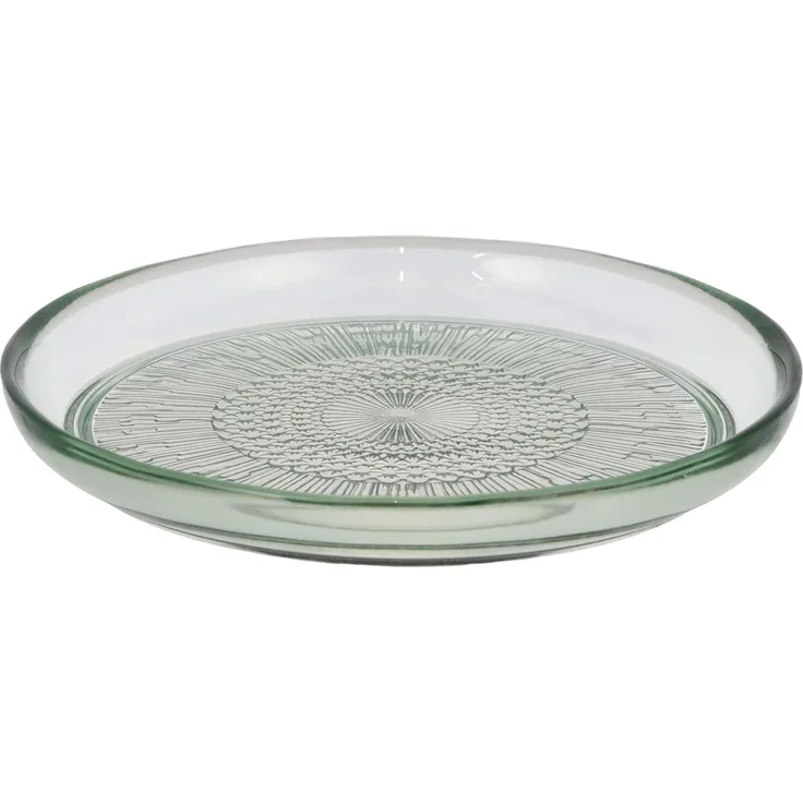 BITZ Teller Kusintha 18cm Grün Frühstücksteller Rund Glas Grün 18 cm 25 mm