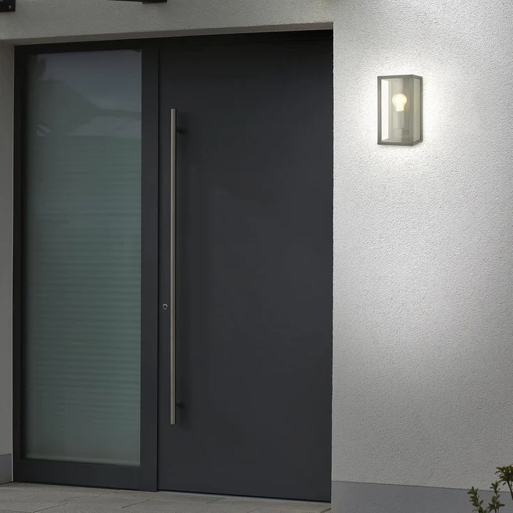 Briloner Leuchten Außen-Wandleuchte 3638015 LUANDA, ohne Leuchtmittel, Außenleuchte, 26x14x13,5cm, Schwarz, max. 12W, E27, Aussen, Hauswand – Bild 3