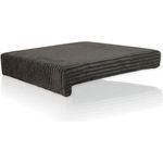 Lycce Bankauflage Bankauflage Klemmkissen 1 Leiste, Cordstoff extra Polsterung, (1 St), für Banktiefe ab 35 cm, verrutscht nicht, versch. Farben