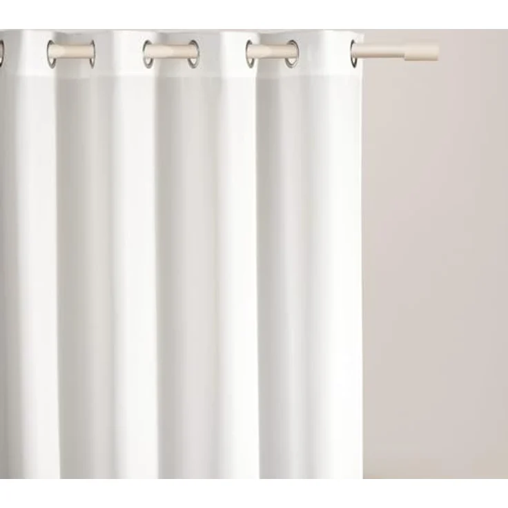 ROOM99 Vorhang mit Silberen Ösen Aura 180x250 cm Breite x Höhe Schiebegardinen Deko Modern Curtain Gardine Wohnzimmer Schlafzimmer Ecru, 1 Stück – Bild 3