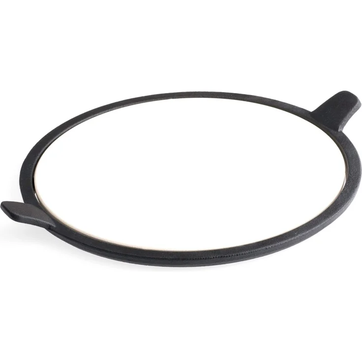 tepro Pizzastein-Einleger aus Metall/Cordierit für das Rost-in-Rost-System, Maße ca. 28,5 cm Ø