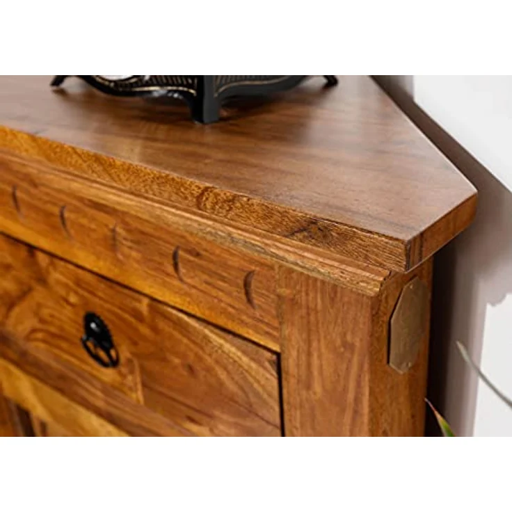 Eckkommode Akazie 107x54x80 honig lackiert OXFORD #0505 – Bild 8