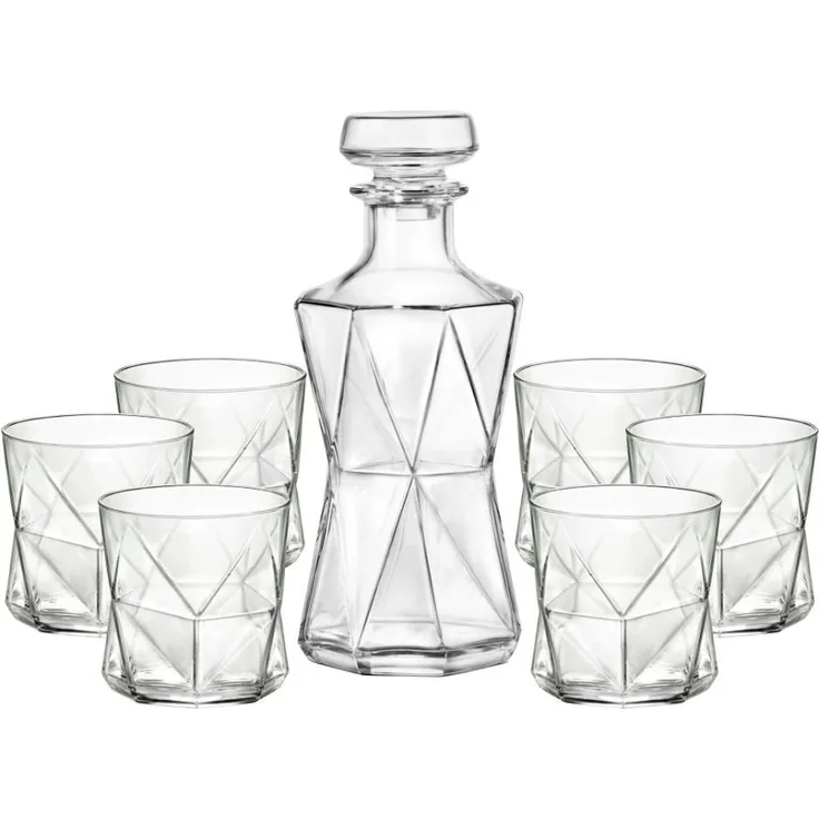 Whiskyset 7tlg. Cassiopea - Karaffe + 6 Gläser