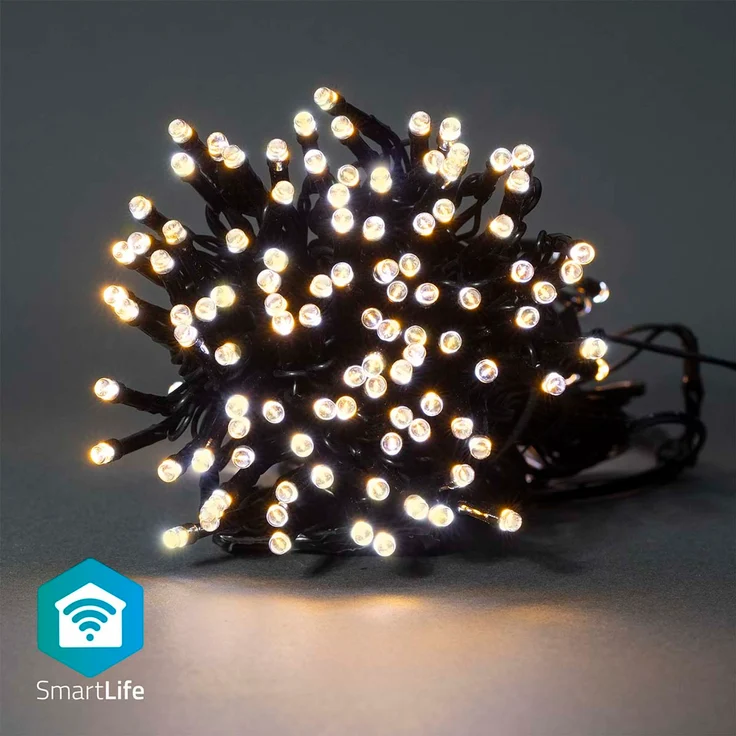 SmartLife Weihnachtsbeleuchtung | Schnur | Wi-Fi | Warmweiss | 200 LED's | 20.0 m | Android™ / IOS – Bild 1