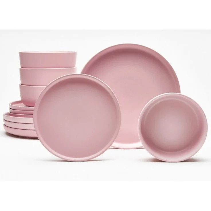 LeGer Home by Lena Gercke Tafelservice Geschirr-Set, Service Belli (12-tlg), 4 Personen, Steingut, runde Form, Scandi Style, 12 Teile, für 4 Personen – Bild 4