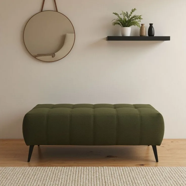 DOMO collection Hocker Trento, mit Kufenfuß oder Einzelfuß, Fußhöhe passend für gängige Saugroboter!