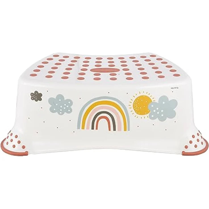 Keeeper Tritthocker mit anti-rutsch-funktion rainbow white – Bild 5