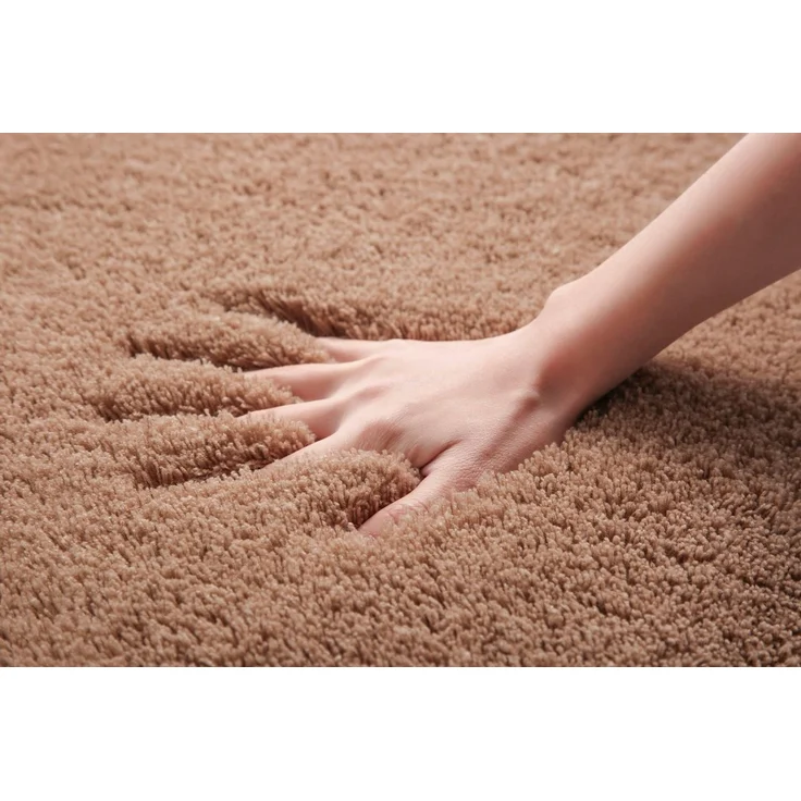 OTTO home Badematte Merida, Badvorleger, Badezimmer Teppich, Höhe 32 mm, rutschhemmend beschichtet, fußbodenheizungsgeeignet, schnell trocknend, strapazierfähig, Kunstfaser, 2-tlg. Stand-WC Set, Badteppich, Uni Farben, rechteckig, rund & als 2-tlg. Set... – Bild 3