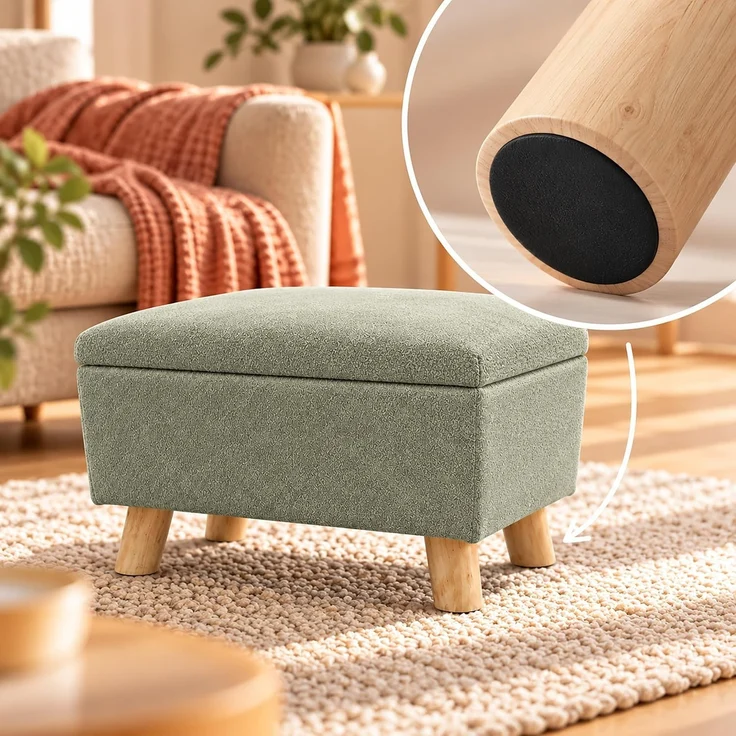 Relaxdays Fußhocker mit Stauraum – Bild 10