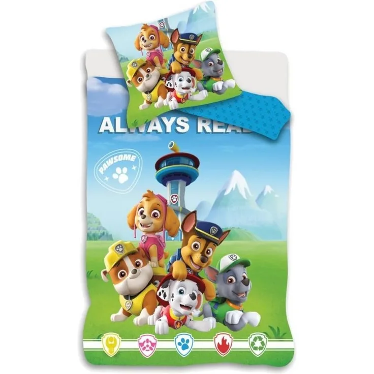 PAW PATROL Babybettwäsche Babybettwäsche PAW Patrol "Always Ready", 100x135 cm