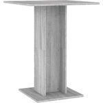vidaXL Bistrotisch Grau Sonoma 60x60x75 cm Holzwerkstoff 815103