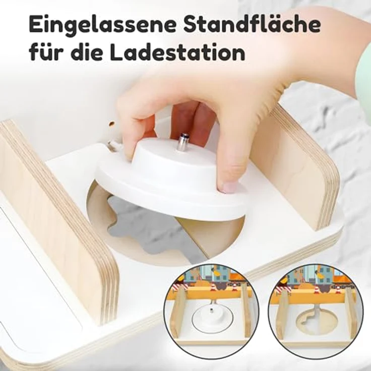 stadtecken Kinder Regal für Musikbox I Geeignet für die Toniebox und ca. 50 Tonies I Perfekte Aufbewahrung für Kinderzimmer I zum Aufstellen oder Aufhängen (Baustelle, Mittel) – Bild 9