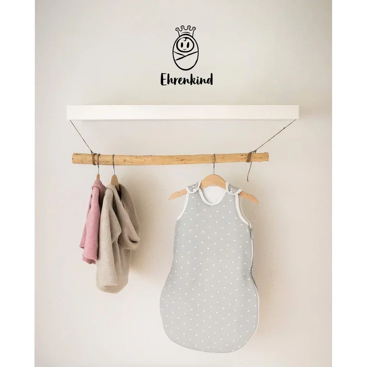 Ehrenkind® Babyschlafsack | Schlafsack Rund 2.5 TOG | Bio-Baumwolle | Ganzjahres Schlafsack Baby Gr. 62/68 Farbe Beige Pusteblume | Oeko-Tex | Schlafsack winter und Sommer – Bild 7