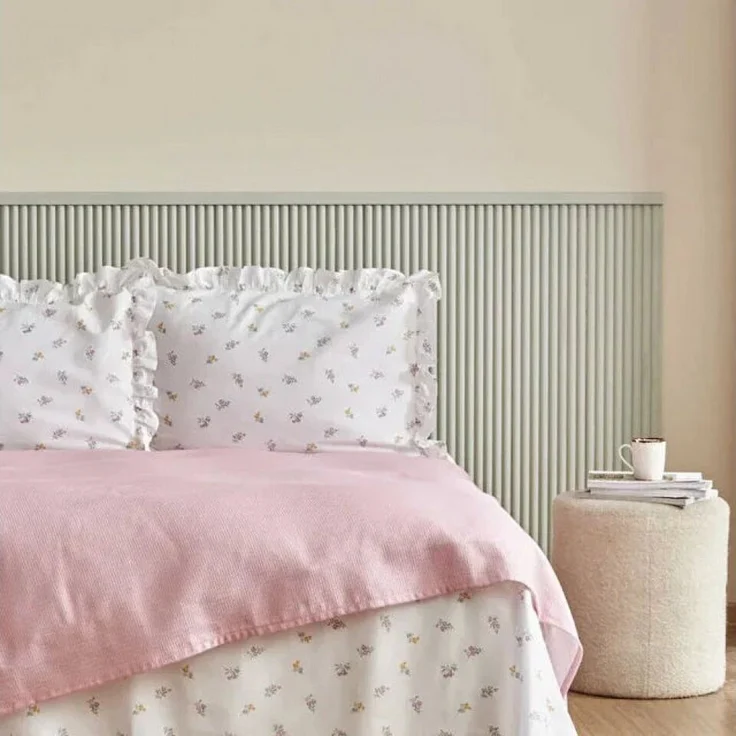 Karaca Bettwäsche Karaca Lidya Bettwäsche-Set aus 100 % Baumwolle, Einzelbett, Rosa – Bild 1