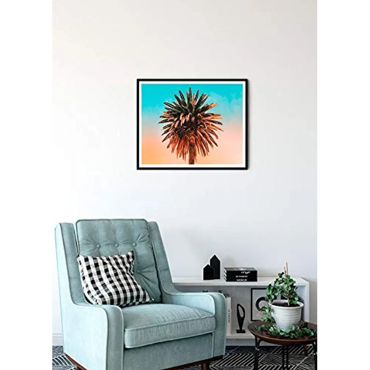 Komar Palm Tree Wandbild, Poster aus hochwertigem Fotopapier, Größe 70 x 50 cm, ohne Rahmen, für Wohnzimmer und Schlafzimmer, lichtecht und wasserfest – Bild 4