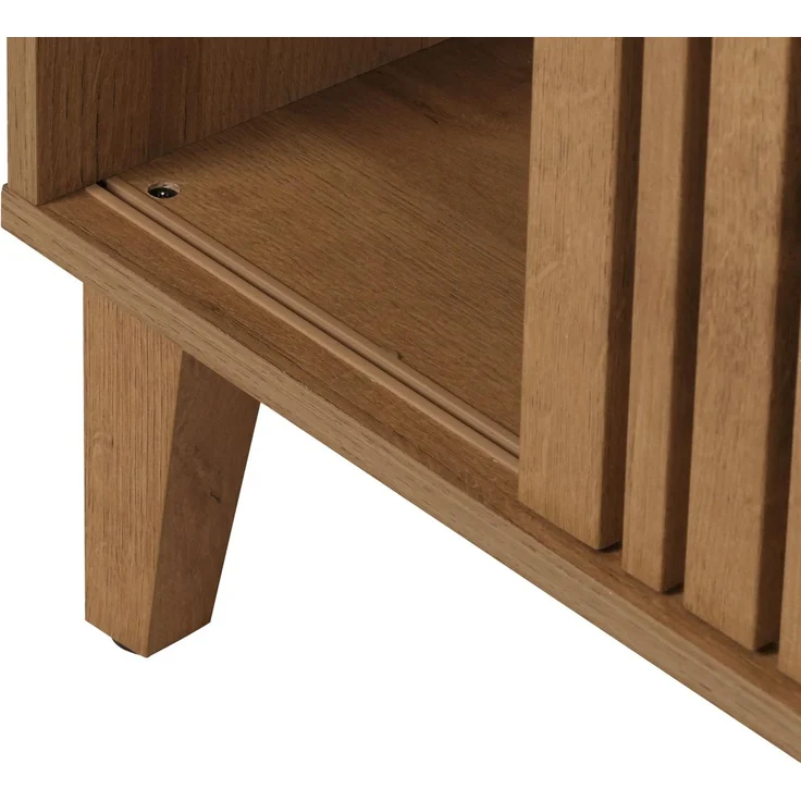 Couchtisch HWC-M48, Wohnzimmertisch Tisch Sofatisch, 52x114x59cm ~ natur, Schublade weiß – Bild 6