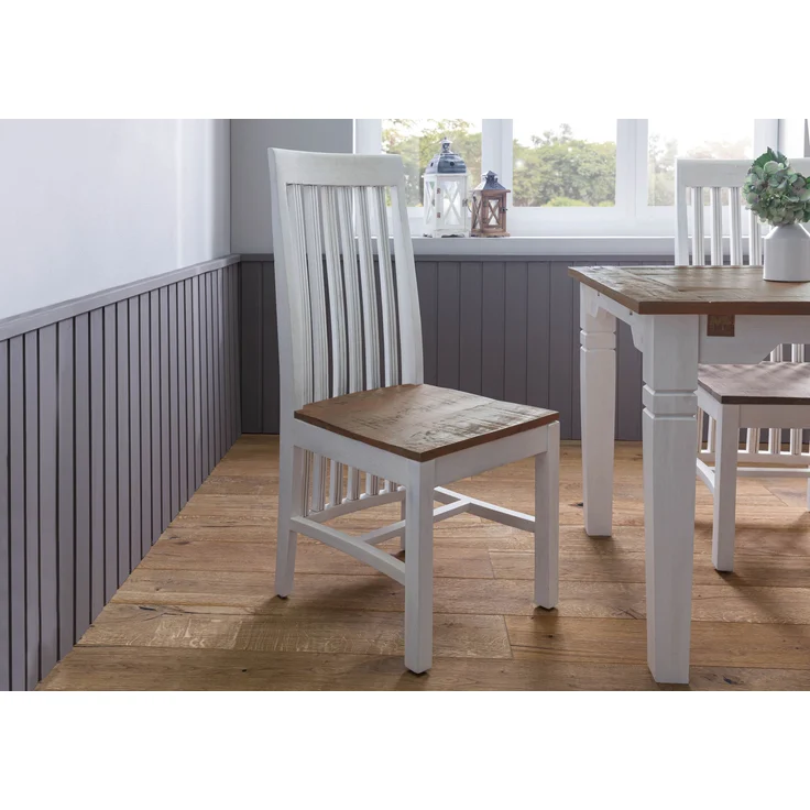 Stuhl Mango 45x51x108 weiß lackiert TOULOUSE #113 – Bild 8