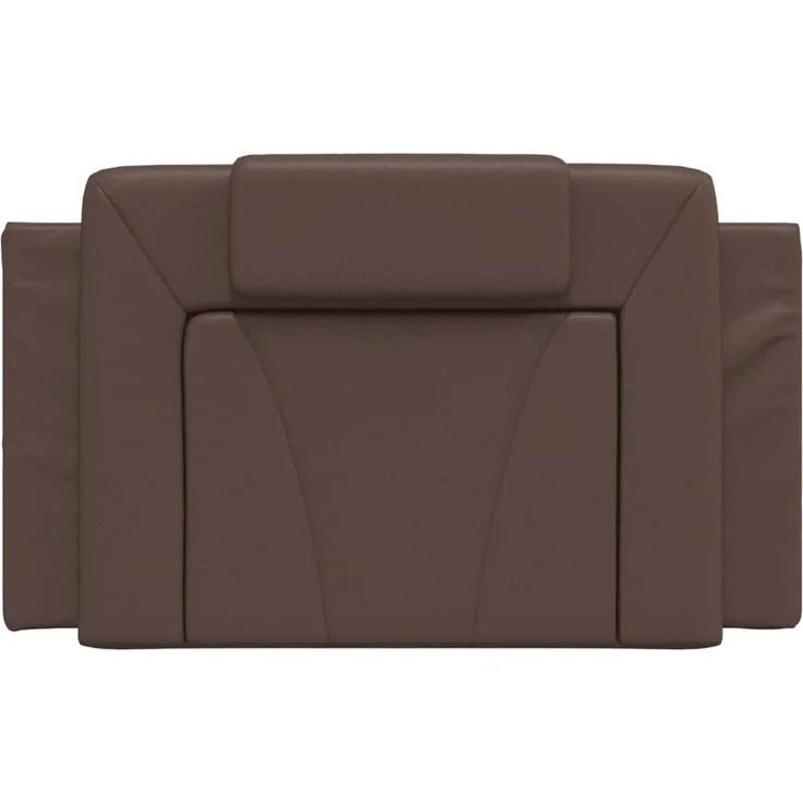 vidaXL Kopfteil-Kissen Braun 90 cm Kunstleder 374769 – Bild 5