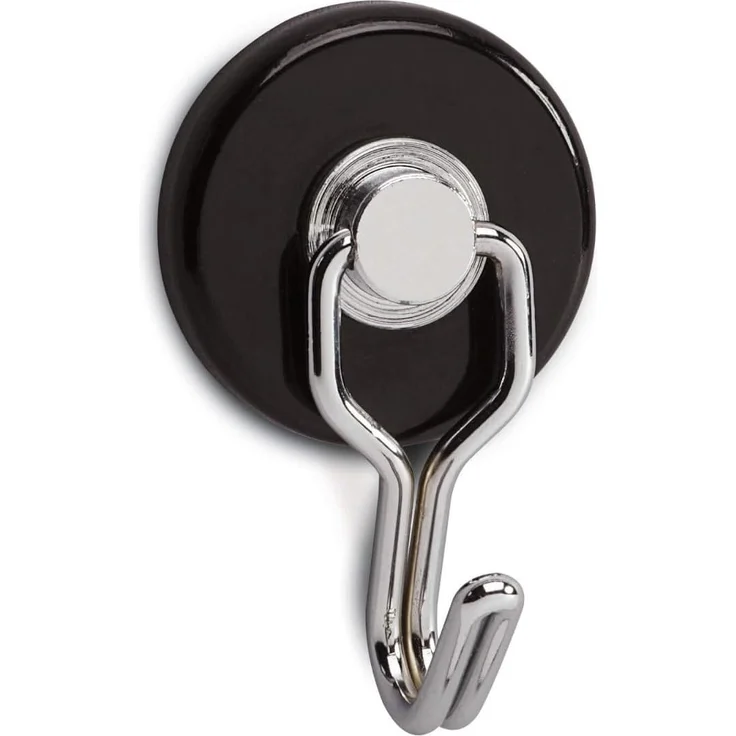 MAUL Magnete schwarz, Metall Ø 3,5 x 2,5 cm, 2 St.