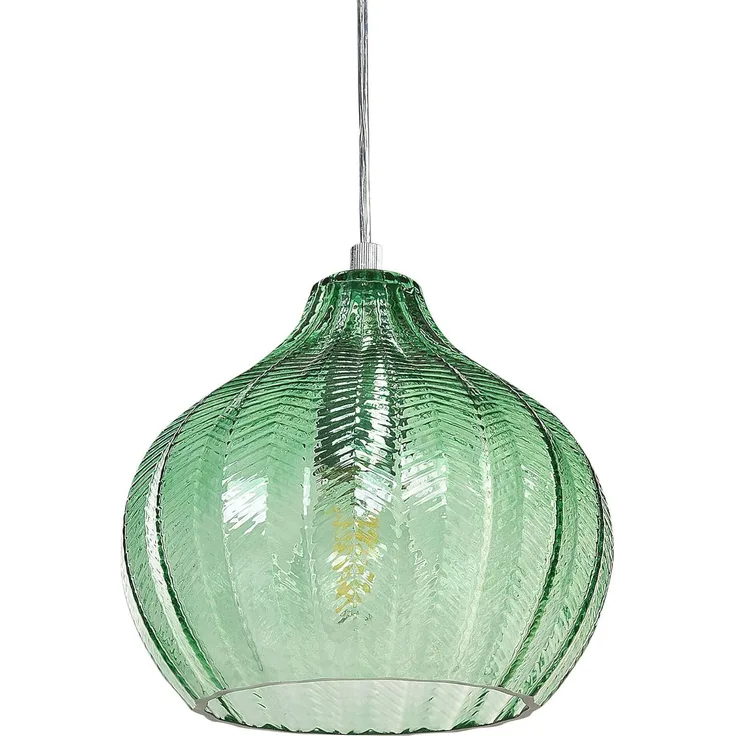 Hängeleuchte KEILA Glas Grün