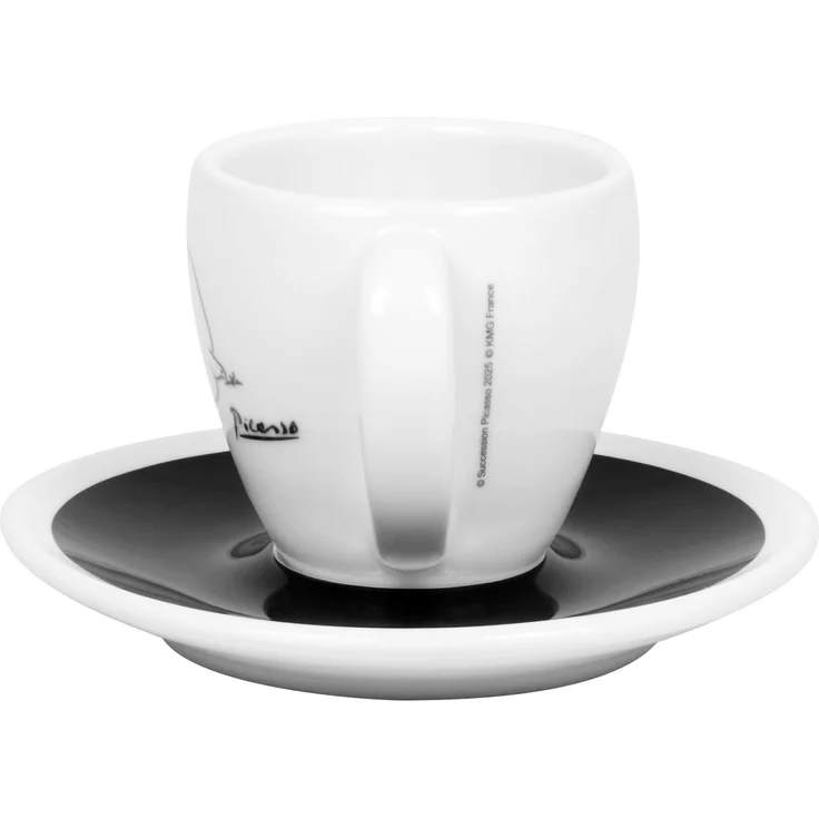 KÖNITZ 2er Set Coffee Bar TWO Picasso Espressotasse mit Untertasse 80 ml im Geschenkkarton – Bild 3