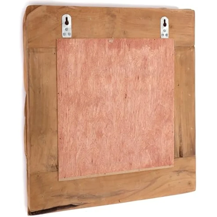 DESIGN DELIGHTS Wandspiegel WURZELHOLZ SPIEGEL "BEACHSIDE", 50x50 cm, Holzrahmen, Wandspiegel – Bild 6