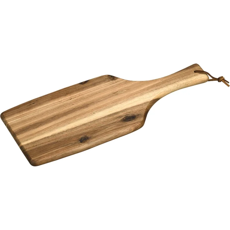 4 Stück Servierbrett mit Tragegriff - Akazienholz - 42 x 17cm – Bild 2