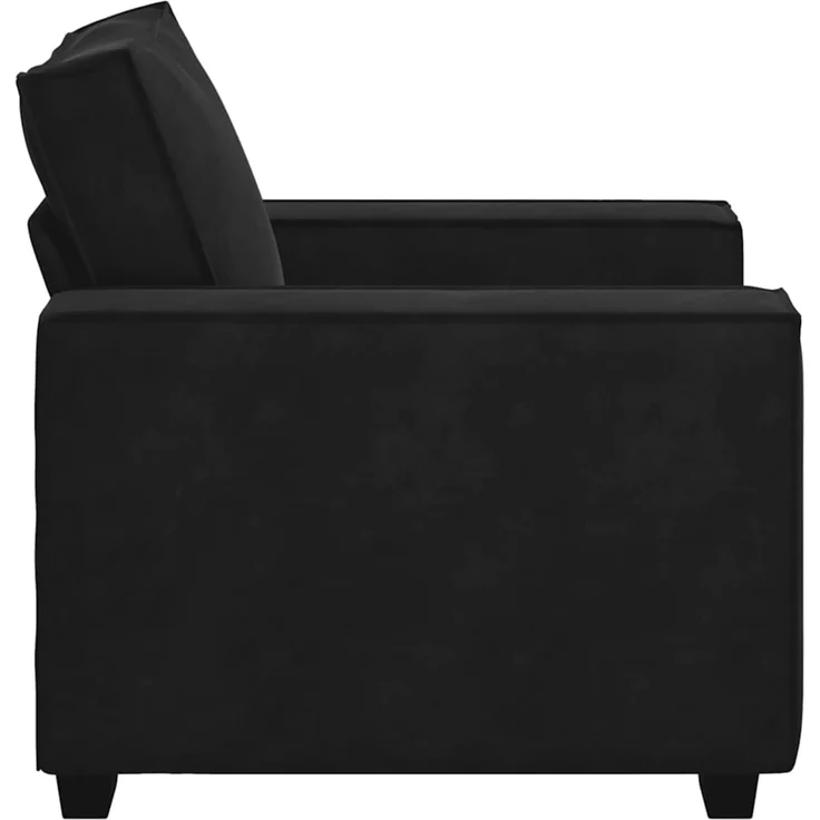 vidaXL Sessel Schwarz 100x78x84 cm Samt 4105005 – Bild 4