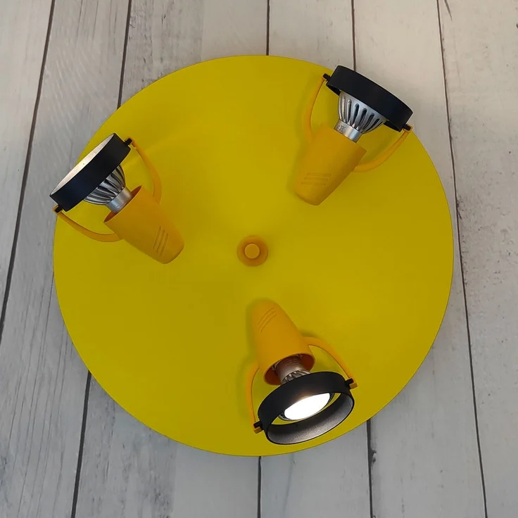 niermann Deckenstrahler Strahler, ohne Leuchtmittel, 3 verstellbare Spots – Bild 6