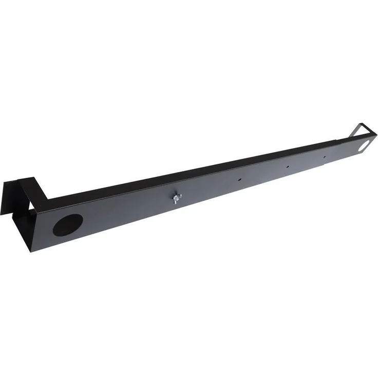 Schreibtisch Tetra, 160 x 80 x 75 cm, Saphir Eiche Dekor/silber RAL 9006 inkl. Kabelkanal – Bild 3