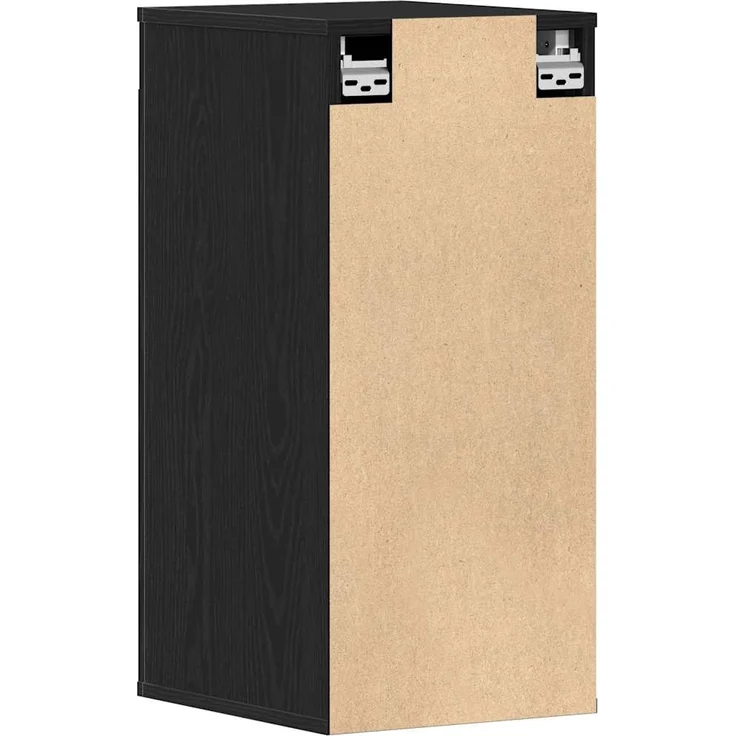vidaXL Schuhschränke 2 Stk. Schwarz Eichen-Optik 32x35x70 cm 862076 – Bild 8