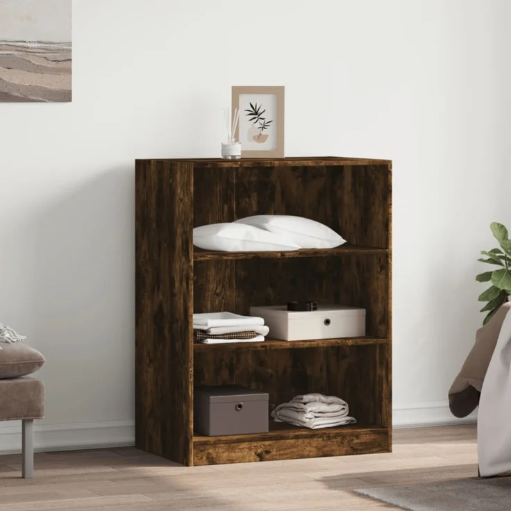 vidaXL Kleiderschrank Räuchereiche 77x48x102 cm Holzwerkstoff 840825 – Bild 7