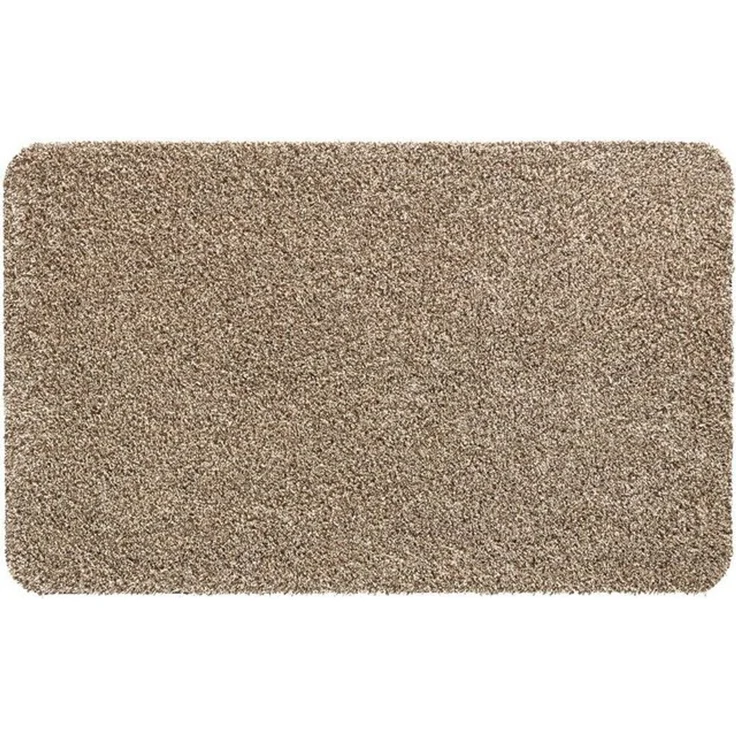 matches21 HOME & HOBBY Fußmatte Schmutzfangmatte für innen beige meliert in 40x60 cm, rechteckig, Höhe: 6 mm, Saugstarke Sauberlaufmatte als waschbarer Türmatte Fussabtreter – Bild 2