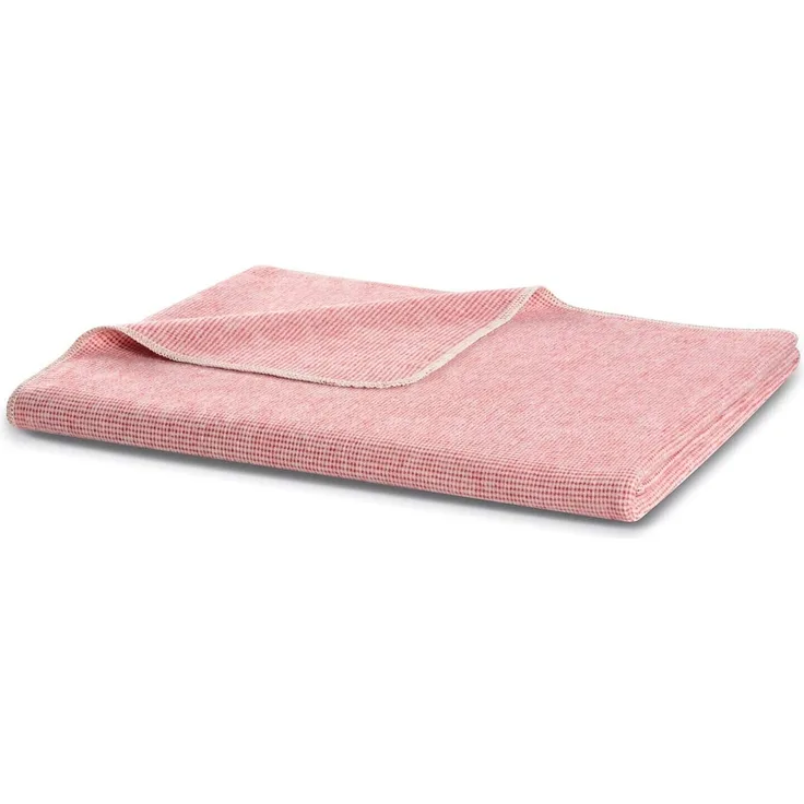 Biederlack Wohndecke Pearl|150x200 cm| red