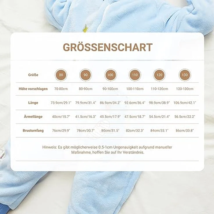 XQ&XG Baby Schlafsack mit Füßen 2.0 Tog,Babyschlafsack mit langen Ärmeln,Schlafsack Kinder mit Beinen für mädchen und Junge,Dinosaurier,90 – Bild 4