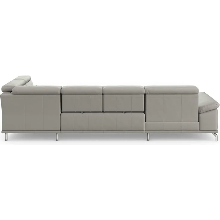 sit&more Wohnlandschaft Cabrio U-Form, B: 359 cm, mit Sitztiefen-, Arm- & Kopfteilverstellung, 3 Nierenkissen, Federkern, optional Bettfunktion und Stauraum – Bild 4