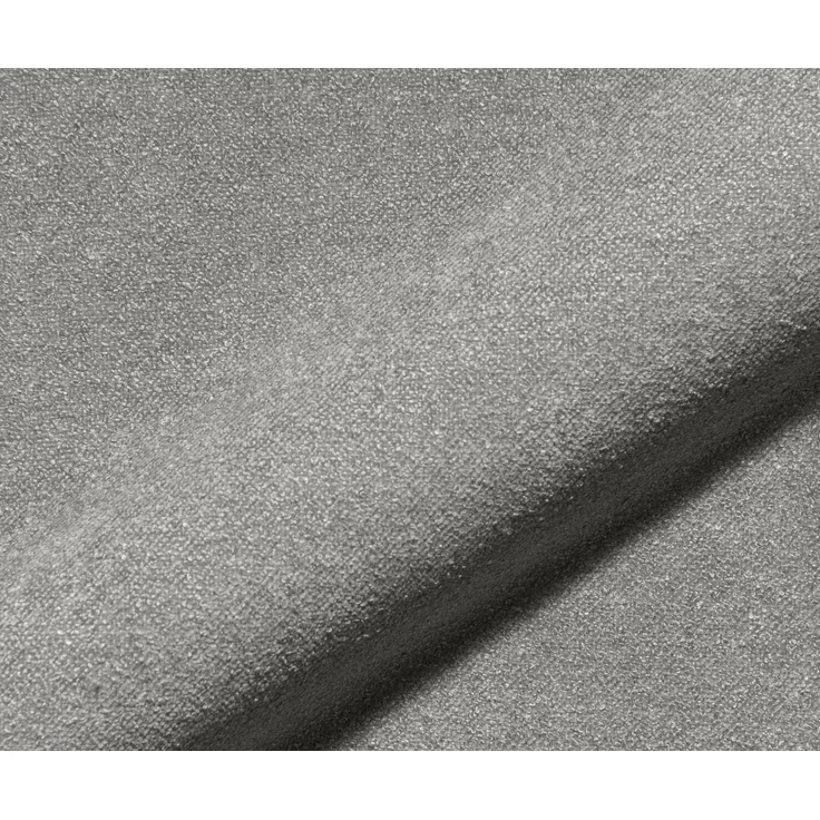 Drehstuhl Kaira-Flex Strukturstoff Soft Grau Kreuzgestell breit Schwarz 360° drehbar Wippfunktion – Bild 3