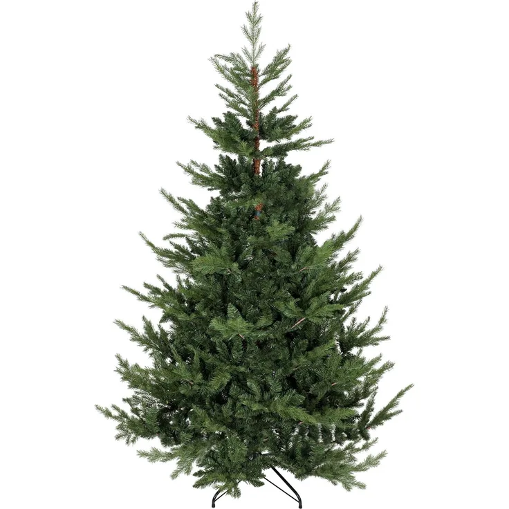 HOMCOM Weihnachtsbaum, PVC, Grün, 140 x 140 x 210 cm