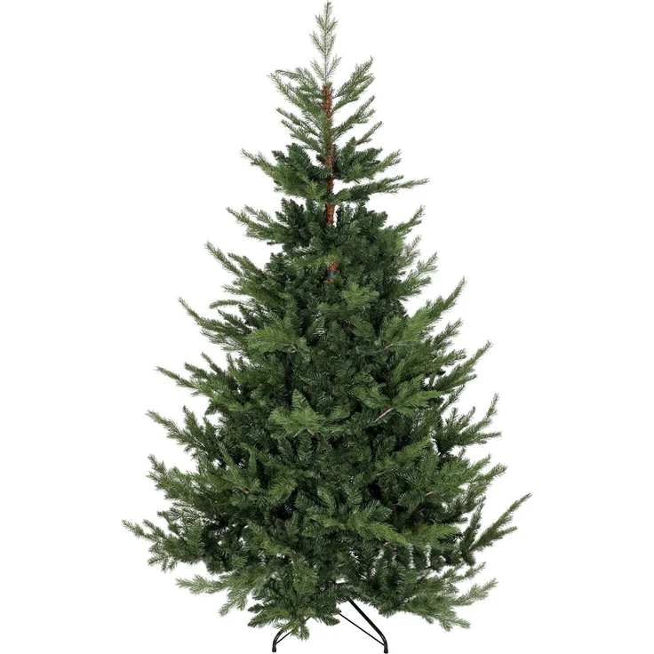 HOMCOM Weihnachtsbaum, PVC, Grün, 140 x 140 x 210 cm – Bild 1