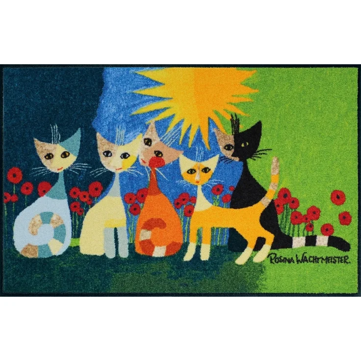 Salonloewe Fußmatte Una bella compagnia 050x075 cm,, Eingangsmatte normal, Höhe: 500 mm – Bild 1