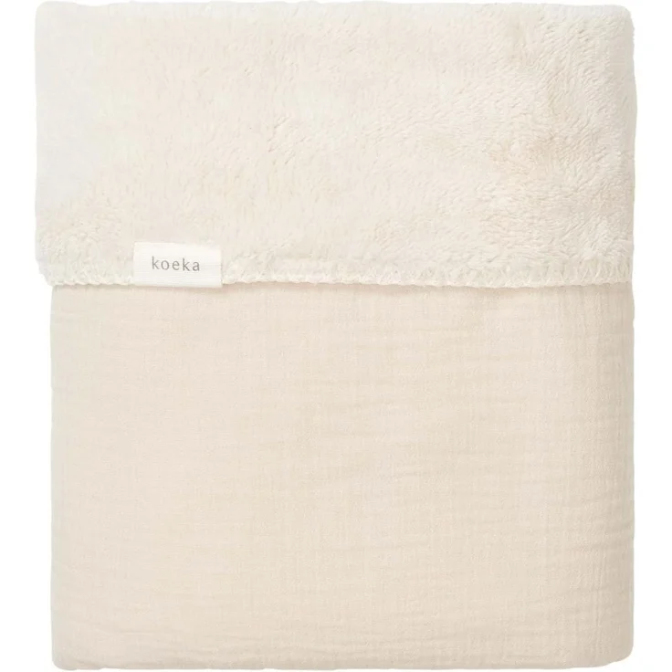 Koeka Faro Babydecke - Teddy - Warm White Weiß off