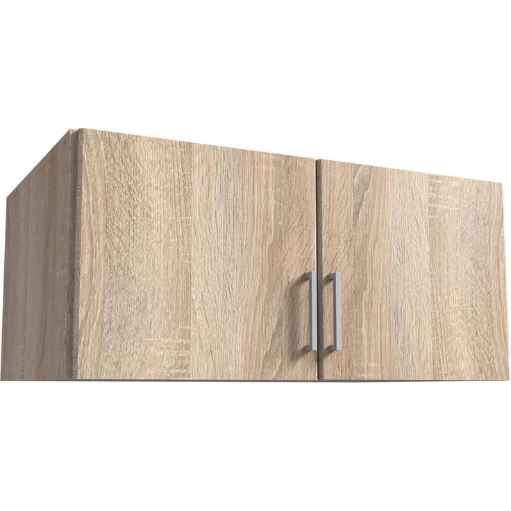 Schrankaufsatz >Click< (B/H/T: 90x40x58 cm) in Eiche-Sägerau-Nachbildung