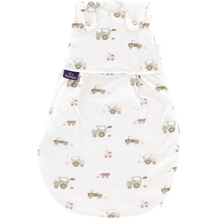 Träumeland Babyschlafsack LIEBMICH 3tlg. Set Little Farm grün Größe 62/68