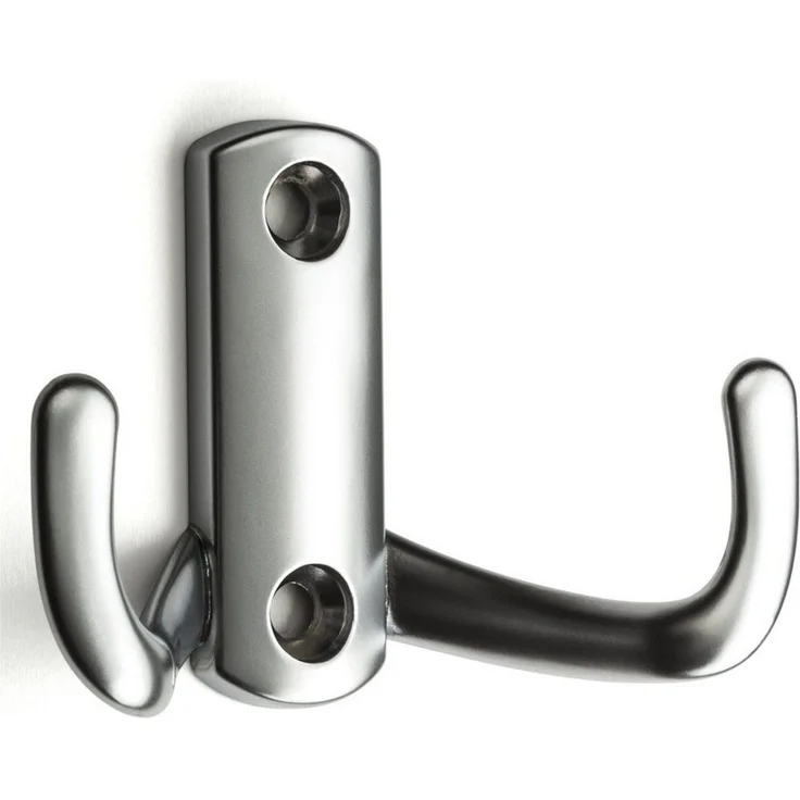 SO-TECH® Garderobenhaken Kleiderhaken JULIE Lochabstand 32 mm, kurz, Chrom matt – Bild 1