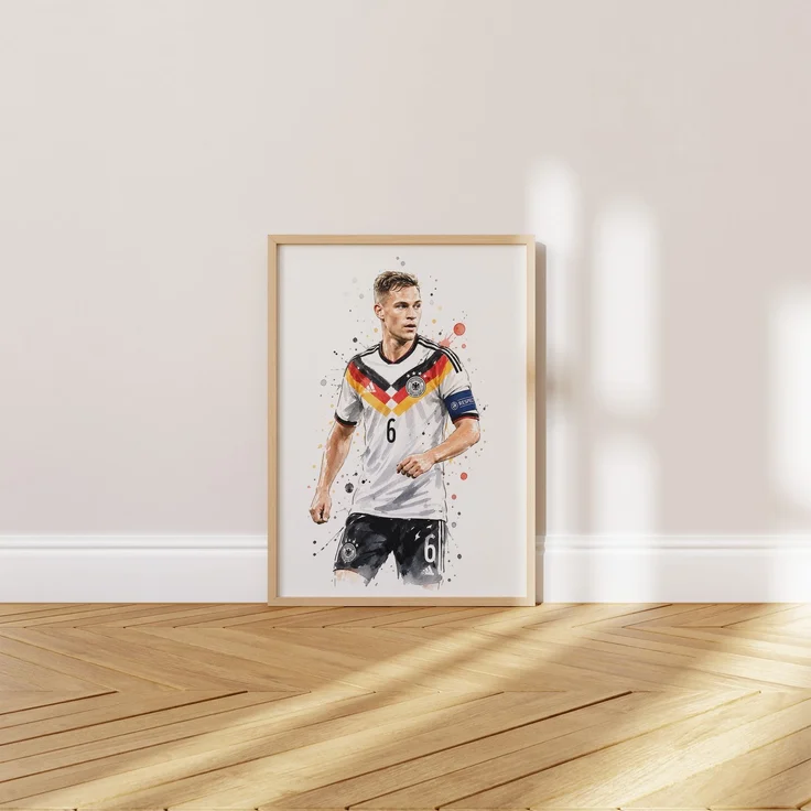 JUSTGOODMOOD Poster Deutschland Fussball Geschenkidee Aquarell Sport Wandbild Deko Print o, (1 St) – Bild 11