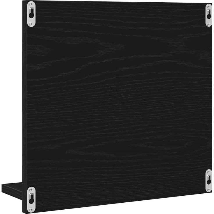 vidaXL Badspiegel Schwarz Eichen-Optik 40x10,5x37 cm Holzwerkstoff 862524 – Bild 6
