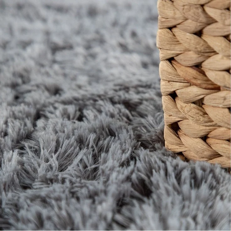 Paco Home Hochflor-Teppich Silky 591, rechteckig, Höhe: 37 mm, Uni-Farben, besonders weich und kuschelig – Bild 3