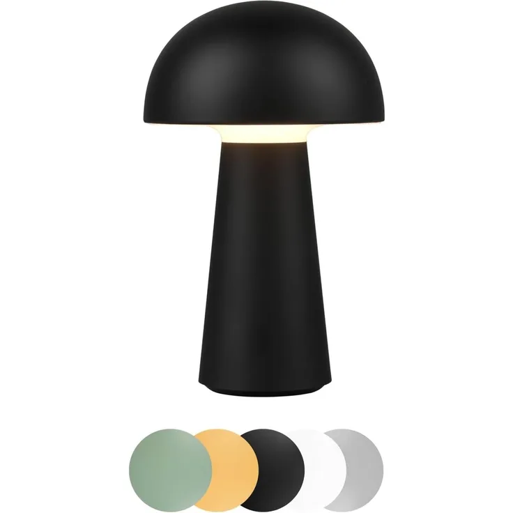 lightling LED Tischleuchte Lennox, LED fest integriert, warmweiß, dimmbar, Touch-Funktion, IP44