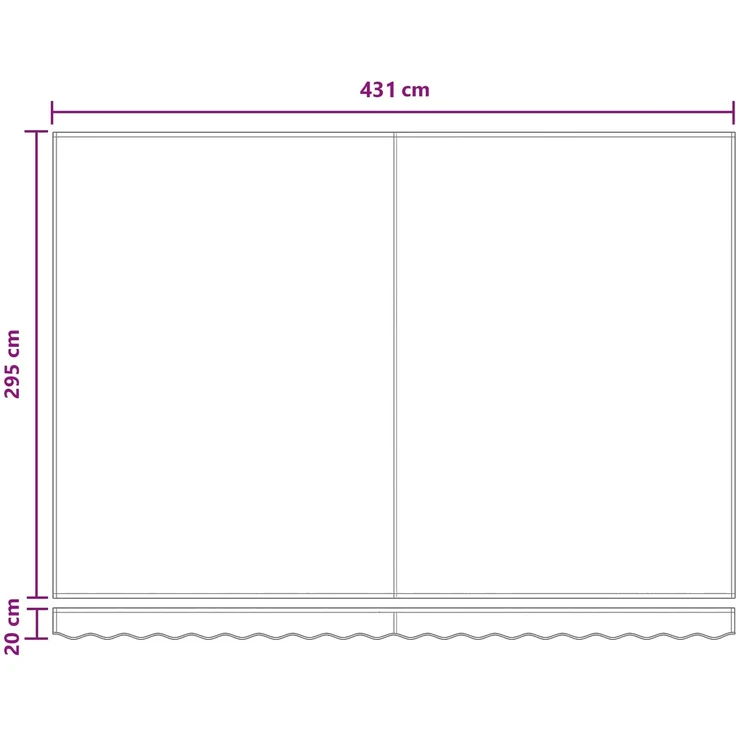 vidaXL Elektrische ausziehbare Markise Taupe 4,5 × 3 m 3426251 – Bild 9